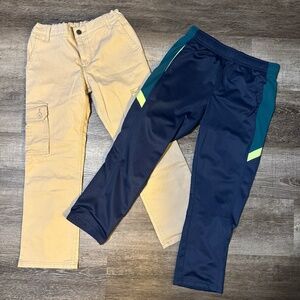 2 Pairs of Boys Pants - Wrangler & Athletic Works - Size 10 12 Husky